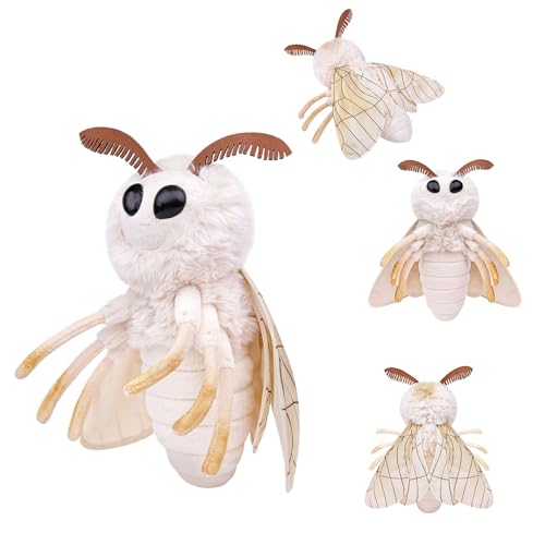lilizzhoumax Motte Plüschtier 30cm Simuliertes Tier Seidenmotte Moth Plüschtier, Kawaii Motte Plüschtier, Realistische Insekt Motte Spielzeug für Wilde Tiere, Geschenk für Freunde und Kinder lilizzhoumax Motte Plüschtier 30cm Simuliertes Tier Seidenmotte Moth Plüschtier, Kawaii Motte Plüschtier, Realistische Insekt Motte Spielzeug für Wilde Tiere, Geschenk für Freunde und Kinder von lilizzhoumax