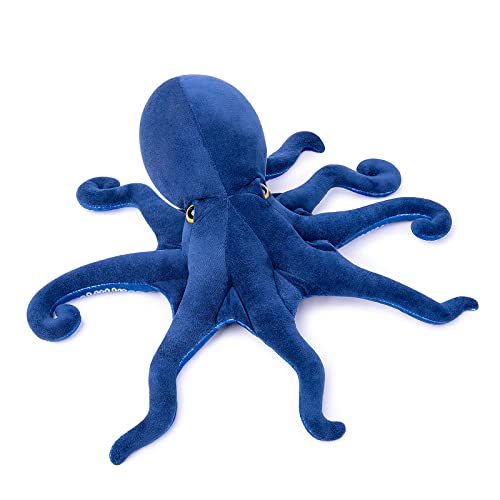 lilizzhoumax Oktopus plüschtier 45cm/18”, Simuliertes Tier Oktopus Plüschtier, Kawaii Oktopus Fisch, Realistische Oktopus Plüsch Spielzeug für Wilde Tiere, Geschenk für Kinder blau von lilizzhoumax