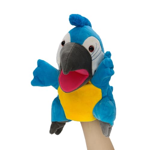 lilizzhoumax Papagei Handpuppe Kuscheltier Tier Kawaii Niedliches Rollenspiel interaktives Früherziehungsspielzeug für Kinder Geschenk für Kinder perfekt für Puppentheater lilizzhoumax Papagei Handpuppe Kuscheltier Tier Kawaii Niedliches Rollenspiel interaktives Früherziehungsspielzeug für Kinder Geschenk für Kinder perfekt für Puppentheater von lilizzhoumax