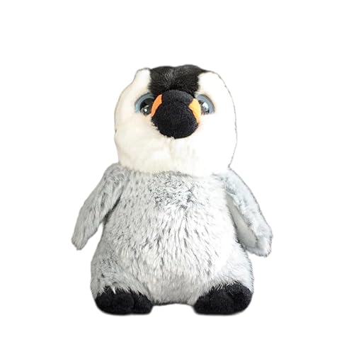 lilizzhoumax Pinguin plüschtier 19cm/7” Simuliertes Tier Kawaii Pinguin Plüsch Realistische Spielzeug für Wilde Tiere, Geschenk für Freunde und Kinder pelziges Stofftier Niedlicher Baby-Pinguin von lilizzhoumax