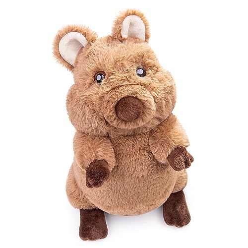 lilizzhoumax Quokka Plüschtier 20cm/8”, Simuliertes Tier Quokka Plüschtier, Kawaii Quokka Plüschspie, Realistische Quokka Plüschspie Spielzeug für Wilde Tiere, Geschenk für Freunde und Kinder von lilizzhoumax