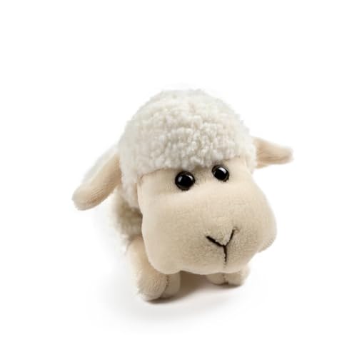 lilizzhoumax Schaf Plüschtier 20cm/8”, liegen Simuliertes Tier Kawaii Schaf Kuscheltier, Realistische Schaf Plüsch Spielzeug für Wilde Tiere, Geschenk für Freunde und Kinder pelziges Stofftier Schaf von lilizzhoumax