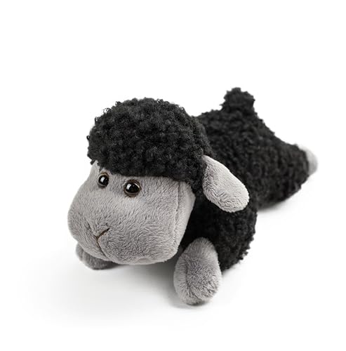 lilizzhoumax Schaf Kuscheltier Plüschtier Flauschiges Stofftier Klein Lamm Kawaii Plüsch Süßes Plüsch Spielzeug Geschenk für Mädchen, Jungen & Babys 20cm/8” Schwarz von lilizzhoumax
