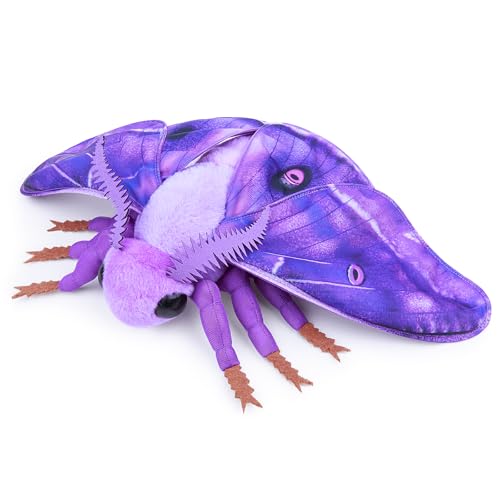 lilizzhoumax Schwärmer Stofftier Plüschtier realistisches Hawkmoth Plüsch schönes Tier niedliche und weiche Kreative und interessante Geschenke für Kinder Jungen und Mädchen Spielzeug 15” Lila lilizzhoumax Schwärmer Stofftier Plüschtier realistisches Hawkmoth Plüsch schönes Tier niedliche und weiche Kreative und interessante Geschenke für Kinder Jungen und Mädchen Spielzeug 15” Lila von lilizzhoumax
