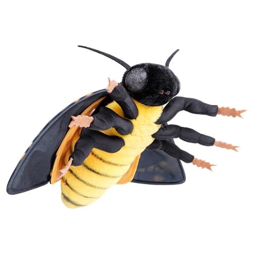 lilizzhoumax Simulation Geistergesicht-Motte Plüschtier 25.6 Zoll Weiches realistisches Motte Stofftier für Kinder Insektenliebhaber Jungen und Mädchen Geschenke Heimdekoration Schwarz Gelb lilizzhoumax Simulation Geistergesicht-Motte Plüschtier 25.6 Zoll Weiches realistisches Motte Stofftier für Kinder Insektenliebhaber Jungen und Mädchen Geschenke Heimdekoration Schwarz Gelb von lilizzhoumax