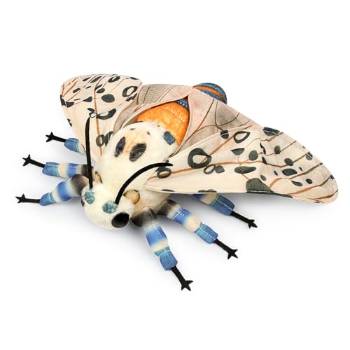 lilizzhoumax Simulation Leopard-Motte Plüschtier 10,62 Zoll Weiches realistisches Leopard-Motte Stofftier für Kinder Insektenliebhaber Jungen und Mädchen Geschenke Heimdekoration lilizzhoumax Simulation Leopard-Motte Plüschtier 10,62 Zoll Weiches realistisches Leopard-Motte Stofftier für Kinder Insektenliebhaber Jungen und Mädchen Geschenke Heimdekoration von lilizzhoumax
