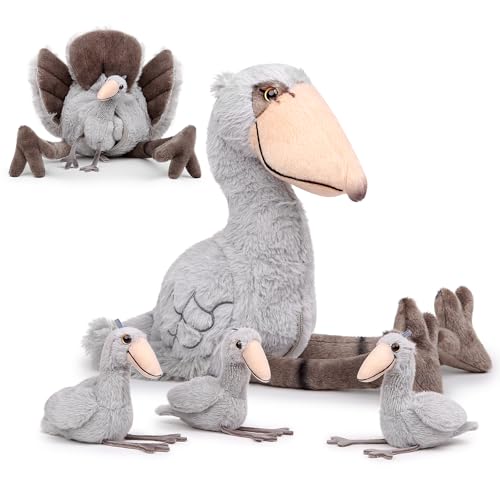 lilizzhoumax Simulation Schuhschnabelstorch-Plüschtier 3pcs superweicher und süßer Vogel Schuhschnabelstorch Stofftier Spielzeug lustiges Kindergeschenk Heimdekoration 14Zoll lilizzhoumax Simulation Schuhschnabelstorch-Plüschtier 3pcs superweicher und süßer Vogel Schuhschnabelstorch Stofftier Spielzeug lustiges Kindergeschenk Heimdekoration 14Zoll von lilizzhoumax