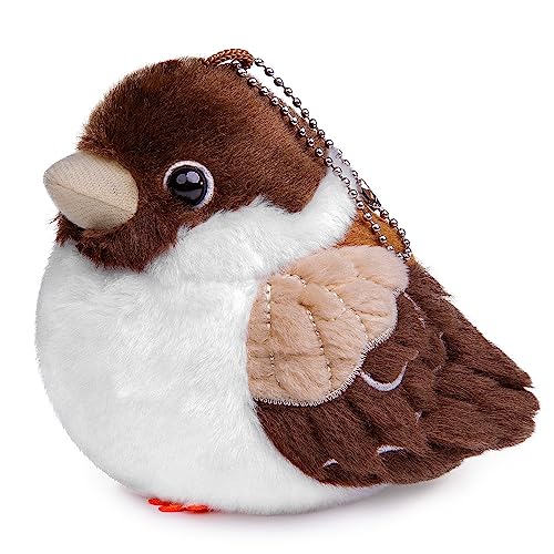 lilizzhoumax Spatz Kuscheltier 30cm/12”, Simuliertes Tier Spatz Plüschtier, Kawaii Kuscheltier Spatz, Realistische Spatz Vogel Plüschspie Spielzeug für Wilde Tiere, Geschenk für Freunde und Kinder lilizzhoumax Spatz Kuscheltier 30cm/12”, Simuliertes Tier Spatz Plüschtier, Kawaii Kuscheltier Spatz, Realistische Spatz Vogel Plüschspie Spielzeug für Wilde Tiere, Geschenk für Freunde und Kinder von lilizzhoumax