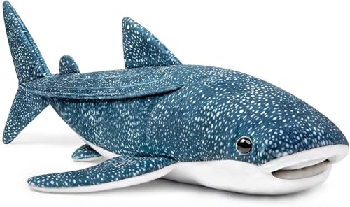 lilizzhoumax Walhai plüschtier 20.5zoll simuliertes Tier Kuscheltier hai Kawaii Riesenwalhai plüschtier, realistische Walhai Spielzeug für Wilde Tiere Geschenk für Kinder Jungen Mädchen blau von lilizzhoumax