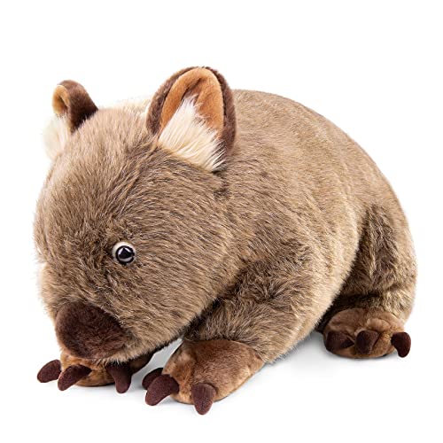lilizzhoumax Wombat plüschtier 40cm/16”, simuliertes Tier Wombat Kuscheltier stofftier Kawaii Wombat Plüschtier, realistische Plüschspie Spielzeug für Wilde Tiere, Geschenk für Freunde und Kinder von lilizzhoumax