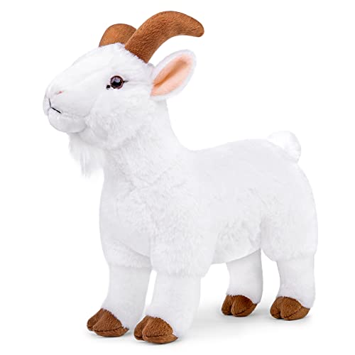lilizzhoumax Ziege Plüschtier 29cm/11Zoll Stand Simuliertes Tier Kawaii Schaf Kuscheltier Realistische Antilope Spielzeug Wilde Tiere Ostern Geschenk für Kinder Heimdekoration Weiß lilizzhoumax Ziege Plüschtier 29cm/11Zoll Stand Simuliertes Tier Kawaii Schaf Kuscheltier Realistische Antilope Spielzeug Wilde Tiere Ostern Geschenk für Kinder Heimdekoration Weiß von lilizzhoumax