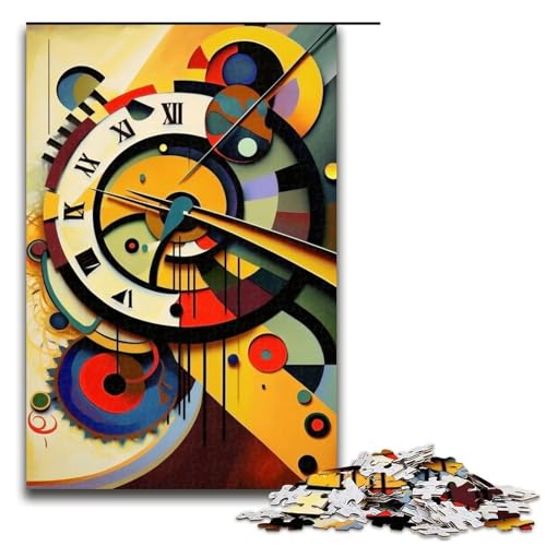 1000 Puzzle Blending Time Holzpuzzle für Kinder Interaktion zwischen Familie und Kind (75 x 50 cm) von linghhiming