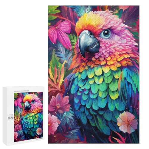 1000 Puzzle Tiere Vögel Papageien Holz Kinderpuzzle Familie Eltern Kind Interaktion 75x50cm 1000 Puzzle Tiere Vögel Papageien Holz Kinderpuzzle Familie Eltern Kind Interaktion 75x50cm von linghhiming