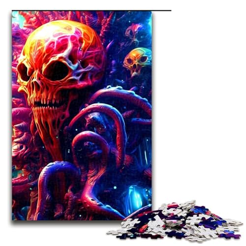 1000 Teile Alien Monster Puzzle für Erwachsene Holzpuzzle Familienspiele 75 x 50 cm 1000 Teile Alien Monster Puzzle für Erwachsene Holzpuzzle Familienspiele 75 x 50 cm von linghhiming