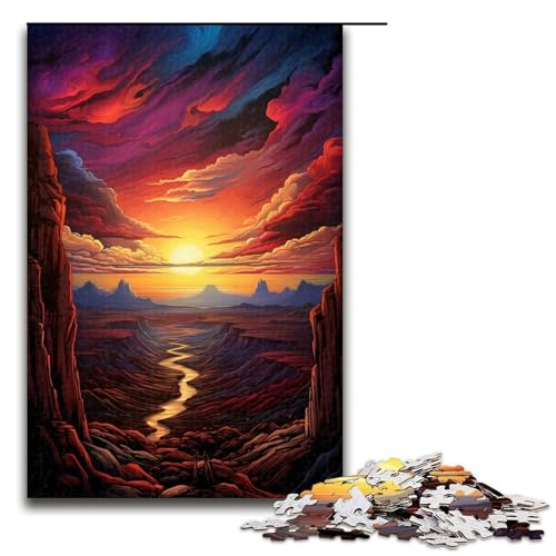1000 Teile Es ist der Rand der Namib Wüste Puzzle für Erwachsene Spaß für die ganze Familie Familienspiel Stressabbau schwieriges Herausforderungspuzzle 1000 Teile (75 x 50 cm) von linghhiming