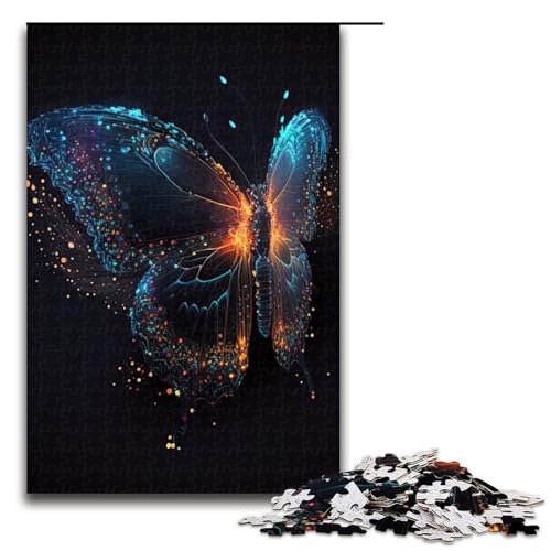 1000 Teile Schmetterling Bunte Puzzles für Erwachsene Holzpuzzle Familienspiele 75x50cm 1000 Teile Schmetterling Bunte Puzzles für Erwachsene Holzpuzzle Familienspiele 75x50cm von linghhiming