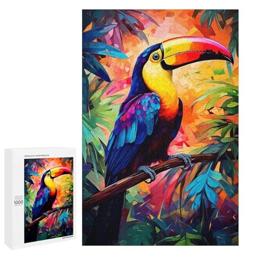 1000 Teile Tier Tukan Puzzle für Erwachsene Holzpuzzle Familienspiele 75x50cm 1000 Teile Tier Tukan Puzzle für Erwachsene Holzpuzzle Familienspiele 75x50cm von linghhiming