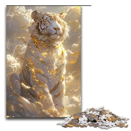 1000-teiliges Anime-Traumtiger-Puzzle für Erwachsene Holzpuzzle Familienspiele 1000 Teile (75 x 50 cm) von linghhiming