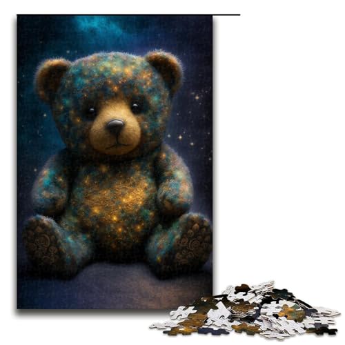 1000-teiliges Art Bears-Puzzle für Erwachsene Holzpuzzle Familienspiele 1000 Teile (75 x 50 cm) von linghhiming