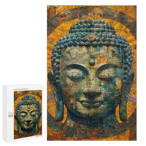1000 teiliges Buddha Puzzle für Kinder Holzpuzzle Heimkunstdekor 75 x 50 cm 1000 teiliges Buddha Puzzle für Kinder Holzpuzzle Heimkunstdekor 75 x 50 cm von linghhiming
