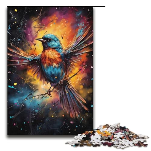 1000 teiliges Gemälde Spatzen Puzzle für Kinder Papierpuzzle Heimkunst Dekoration 1000 Teile (38 x 26 cm) von linghhiming