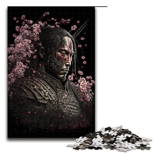 1000-teiliges Japanisches Ninja-Puzzle für Kinder Holzpuzzle Heimkunstdekor 1000 Teile (75 x 50 cm) von linghhiming