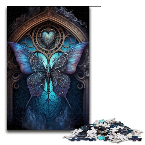1000 teiliges Kunst Schmetterlings Puzzlespiel Puzzle für Erwachsene geeignet für Paare und Teenager ab 14 Jahren 1000 Teile (75 x 50 cm) von linghhiming