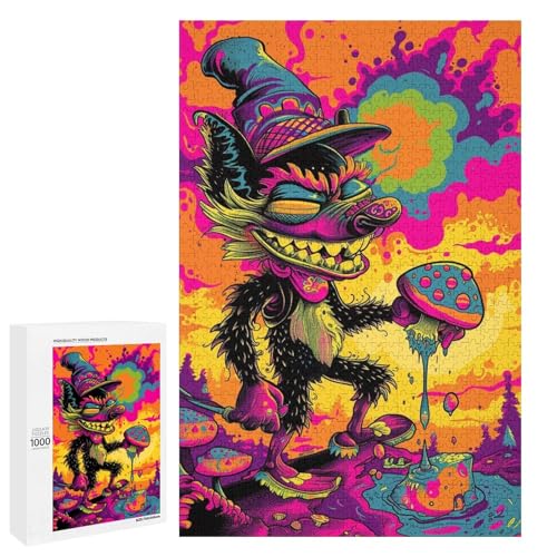 1000 teiliges Puzzle Maus für Erwachsene Holzpuzzle anspruchsvolles Spiel (75 x 50 cm) von linghhiming