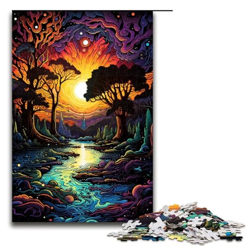 1000 teiliges Puzzle „Amazon_River_Colorful“ Holzpuzzle Lernspiele Heimdekoration 75 x 50 cm 1000 teiliges Puzzle „Amazon_River_Colorful“ Holzpuzzle Lernspiele Heimdekoration 75 x 50 cm von linghhiming