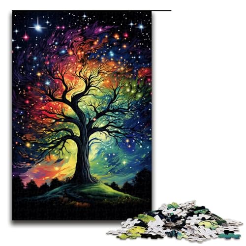 1000 teiliges Puzzle „Baum unter Sternenhimmel Holzpuzzle Lernspiele Heimdekoration 75 x 50 cm 1000 teiliges Puzzle „Baum unter Sternenhimmel Holzpuzzle Lernspiele Heimdekoration 75 x 50 cm von linghhiming
