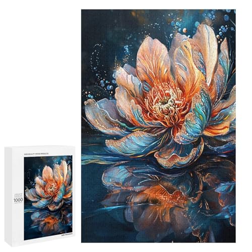 1000 teiliges Puzzle „Blühender Lotus“ für Erwachsene und Kinder Holzpuzzle pädagogisches Spielzeug zum Stressabbau 75 x 50 cm 1000 teiliges Puzzle „Blühender Lotus“ für Erwachsene und Kinder Holzpuzzle pädagogisches Spielzeug zum Stressabbau 75 x 50 cm von linghhiming
