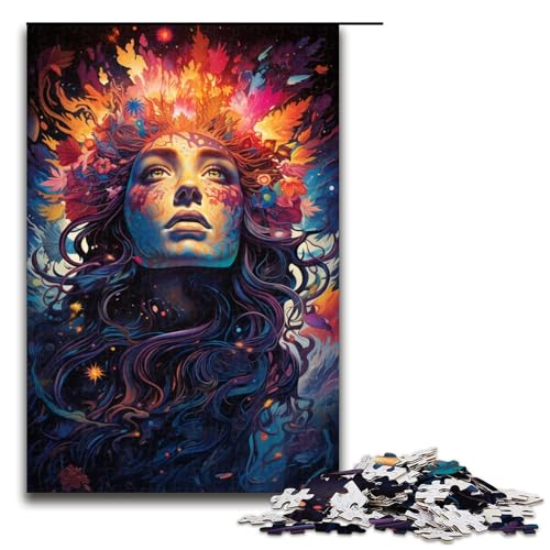 1000 teiliges Puzzle „Charmante Frau“ Puzzle für Erwachsene Holzpuzzle Familienspiele 75 x 50 cm 1000 teiliges Puzzle „Charmante Frau“ Puzzle für Erwachsene Holzpuzzle Familienspiele 75 x 50 cm von linghhiming