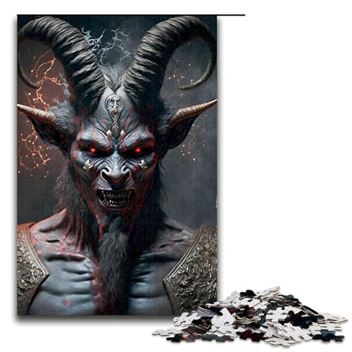 1000 teiliges Puzzle „Dark Lord Holzpuzzle Lernspiele Heimdekoration (75 x 50 cm) von linghhiming