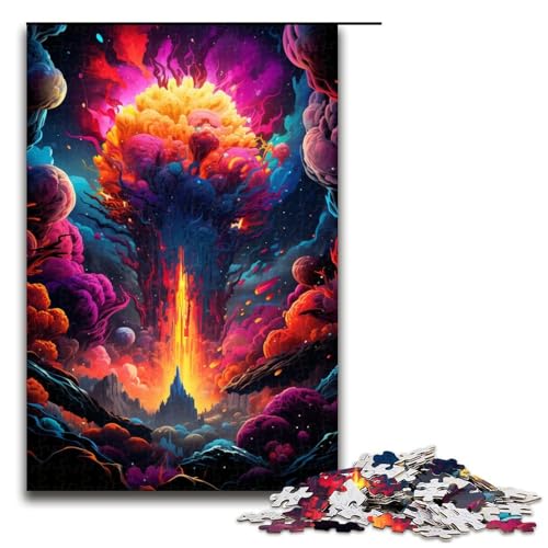 1000 teiliges Puzzle „Die Kunst der Farbexplosion Holzpuzzle Lernspiele Heimdekoration 75 x 50 cm 1000 teiliges Puzzle „Die Kunst der Farbexplosion Holzpuzzle Lernspiele Heimdekoration 75 x 50 cm von linghhiming