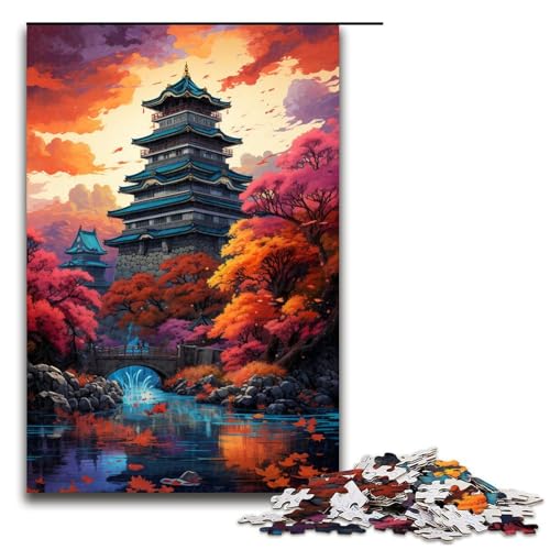 1000 teiliges Puzzle „Die farbenfrohe Psychedelia der Burg Osaka für Erwachsene und Kinder Holzpuzzle pädagogisches Spielzeug zum Stressabbau Puzzle 75 x 50 cm 1000 teiliges Puzzle „Die farbenfrohe Psychedelia der Burg Osaka für Erwachsene und Kinder Holzpuzzle pädagogisches Spielzeug zum Stressabbau Puzzle 75 x 50 cm von linghhiming
