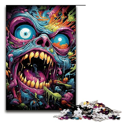 1000 teiliges Puzzle „Die farbenfrohe Psychedelia von Dr. Monster Puzzle für Erwachsene Holzpuzzle Familienspiele 75 x 50 cm 1000 teiliges Puzzle „Die farbenfrohe Psychedelia von Dr. Monster Puzzle für Erwachsene Holzpuzzle Familienspiele 75 x 50 cm von linghhiming
