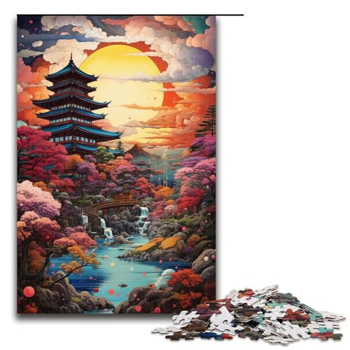 1000 teiliges Puzzle „Die farbenfrohe psychedelische Schönheit des Nara Parks Puzzle für Erwachsene Holzpuzzle Familienspiel 75 x 50 cm 1000 teiliges Puzzle „Die farbenfrohe psychedelische Schönheit des Nara Parks Puzzle für Erwachsene Holzpuzzle Familienspiel 75 x 50 cm von linghhiming