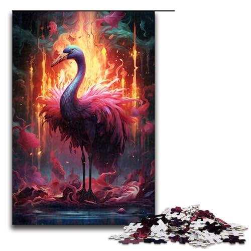 1000 teiliges Puzzle „Psychedelic Flamingo für Erwachsene Holzpuzzle anspruchsvolles Spiel 75 x 50 cm 1000 teiliges Puzzle „Psychedelic Flamingo für Erwachsene Holzpuzzle anspruchsvolles Spiel 75 x 50 cm von linghhiming