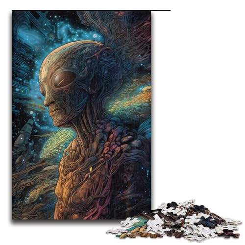 1000 teiliges Puzzle Alien Puzzle für Erwachsene und Kinder Holzpuzzle pädagogisches Spielzeug zum Stressabbau 75 x 50 cm 1000 teiliges Puzzle Alien Puzzle für Erwachsene und Kinder Holzpuzzle pädagogisches Spielzeug zum Stressabbau 75 x 50 cm von linghhiming