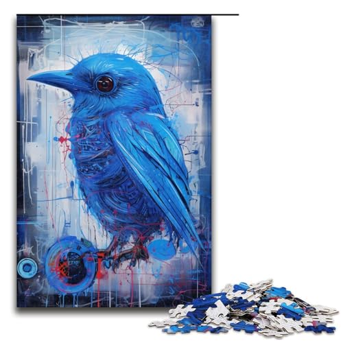 1000 teiliges Puzzle Blauer Vogel für Erwachsene Holzpuzzle anspruchsvolles Spiel 75 x 50 cm 1000 teiliges Puzzle Blauer Vogel für Erwachsene Holzpuzzle anspruchsvolles Spiel 75 x 50 cm von linghhiming