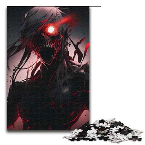 1000 teiliges Puzzle Blutroter Schatten aus Holz Lernspiele Heimdekoration 75 x 50 cm 1000 teiliges Puzzle Blutroter Schatten aus Holz Lernspiele Heimdekoration 75 x 50 cm von linghhiming
