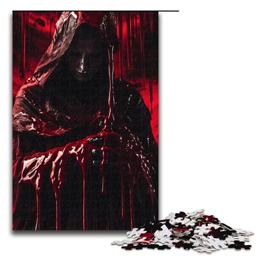 1000 teiliges Puzzle Blutroter Schatten für Erwachsene Holzpuzzle anspruchsvolles Spiel 75 x 50 cm 1000 teiliges Puzzle Blutroter Schatten für Erwachsene Holzpuzzle anspruchsvolles Spiel 75 x 50 cm von linghhiming