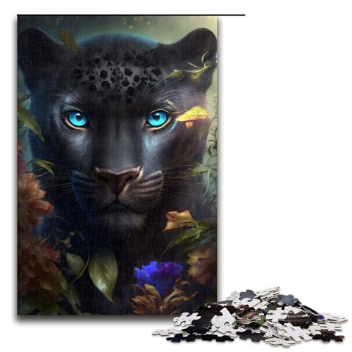 1000 teiliges Puzzle Fantasy Black Panther Puzzle Holzpuzzle Lernspiele Heimdekoration 75x50cm 1000 teiliges Puzzle Fantasy Black Panther Puzzle Holzpuzzle Lernspiele Heimdekoration 75x50cm von linghhiming