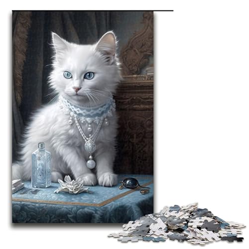 1000 teiliges Puzzle Flauschiges weißes Kätzchen für Erwachsene Holzpuzzle anspruchsvolles Spiel 75 x 50 cm 1000 teiliges Puzzle Flauschiges weißes Kätzchen für Erwachsene Holzpuzzle anspruchsvolles Spiel 75 x 50 cm von linghhiming