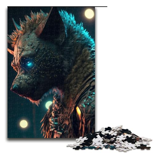 1000 teiliges Puzzle Future Hyena für Kinder Holzpuzzle Heimkunstdekor 75 x 50 cm 1000 teiliges Puzzle Future Hyena für Kinder Holzpuzzle Heimkunstdekor 75 x 50 cm von linghhiming