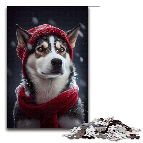 1000 teiliges Puzzle Husky Snow aus Holz Lernspiele Heimdekoration 75 x 50 cm 1000 teiliges Puzzle Husky Snow aus Holz Lernspiele Heimdekoration 75 x 50 cm von linghhiming