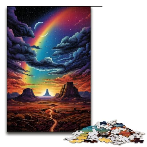 1000 teiliges Puzzle It's The Edge of The Namib Desert Puzzle für Erwachsene Holzpuzzle Familienspiel 1000 Teile (75 x 50 cm) von linghhiming