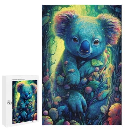 1000 teiliges Puzzle Art Koalas Puzzle für Erwachsene Holzpuzzle Herausforderndes Spiel 75x50cm 1000 teiliges Puzzle Art Koalas Puzzle für Erwachsene Holzpuzzle Herausforderndes Spiel 75x50cm von linghhiming