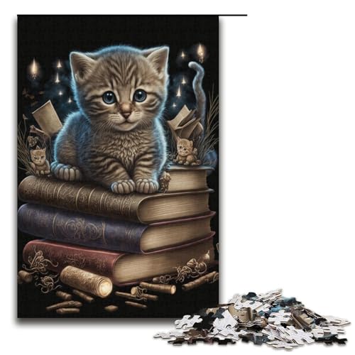 1000-teiliges Puzzle Kunst-Löwen-Puzzle für Erwachsene Papierpuzzle anspruchsvolles Spiel 1000 Teile (38 x 26 cm) von linghhiming