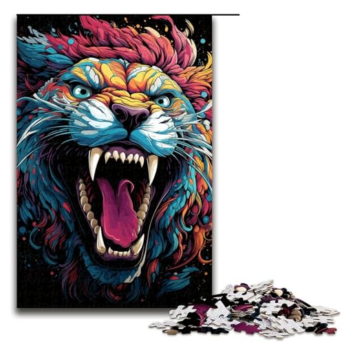 1000 teiliges Puzzle Lernspiele Bunte Tier Puzzles für Erwachsene Holzpuzzle für Familienspaß und Spieleabende 75 x 50 cm 1000 teiliges Puzzle Lernspiele Bunte Tier Puzzles für Erwachsene Holzpuzzle für Familienspaß und Spieleabende 75 x 50 cm von linghhiming